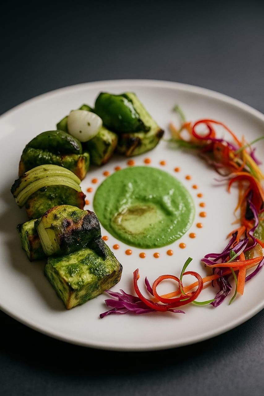 Paneer tikka hariyali