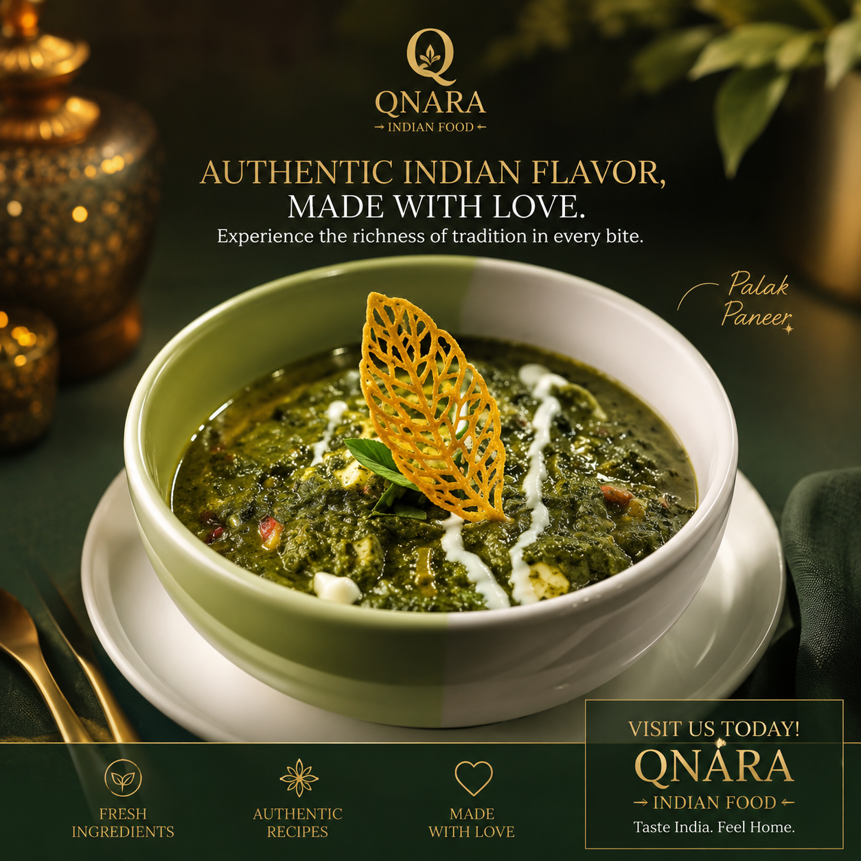 Palak paneer